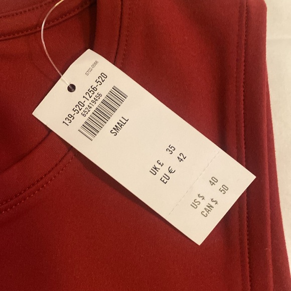 BNWT Abercrombie & Fitch Maroon Bodysuit One Piece - Picture 5 of 11